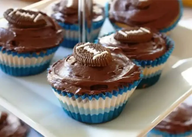 Festive Football Season Cupcakes!